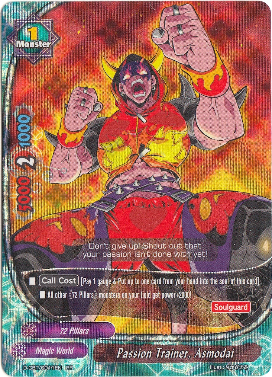 Image for Passion Trainer, Asmodai (Dragon Fighters) (D-CBT/0011EN) - Future Card BuddyFight