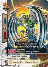 Image for Steel Rending Wings, Bladewing Phoenix (Dragon Fighters) (D-CBT/0013EN) - Future Card BuddyFight