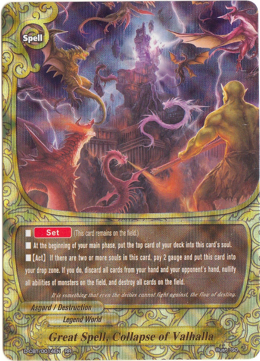 Image for Great Spell, Collapse of Valhalla (Dragon Fighters) (D-CBT/0014EN) - Future Card BuddyFight