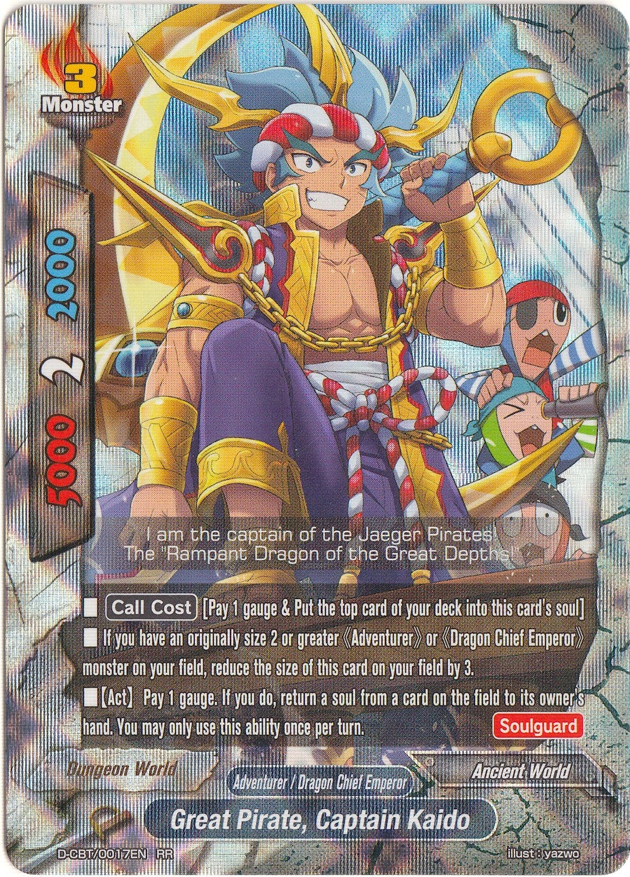 Image for Great Pirate, Captain Kaido (Dragon Fighters) (D-CBT/0017EN) - Future Card BuddyFight