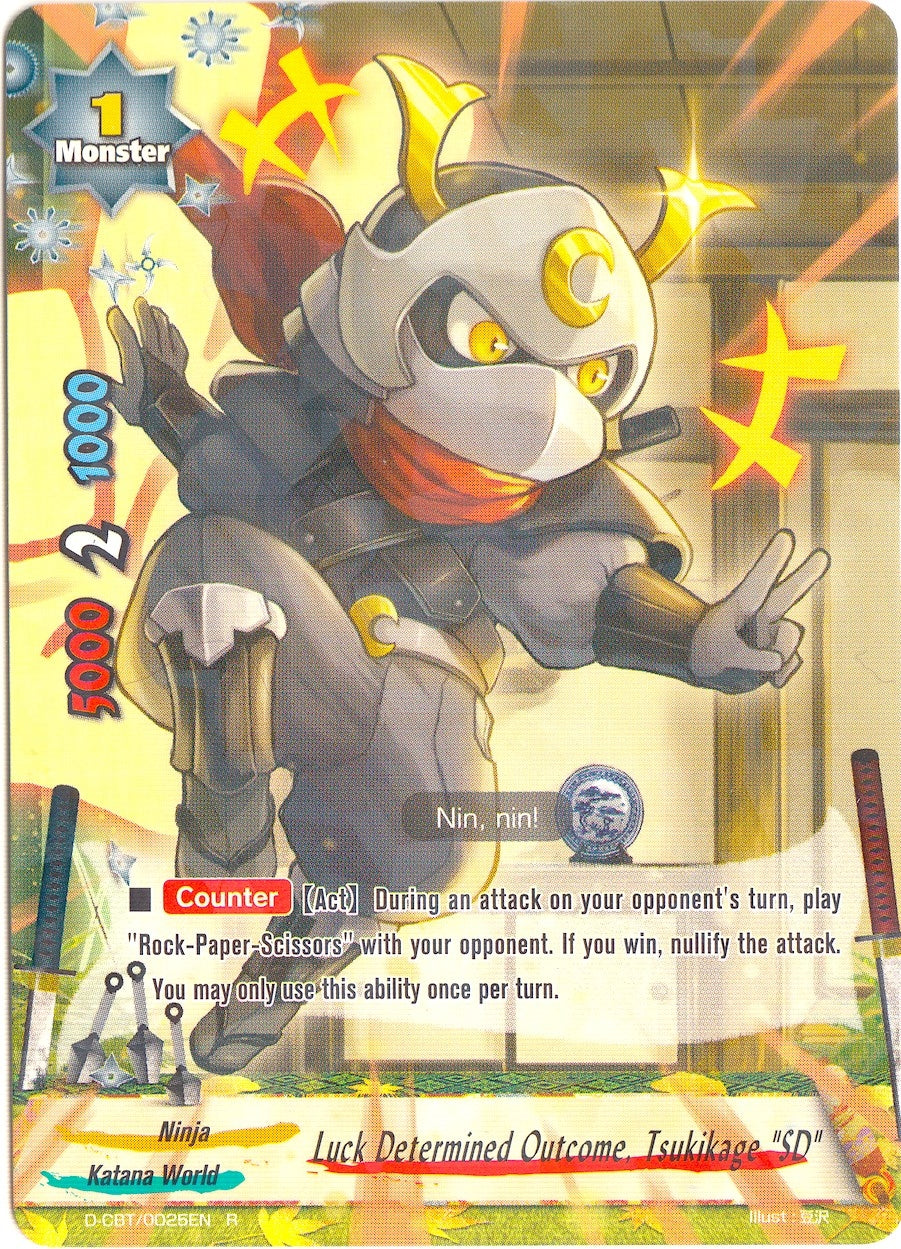 Image for Luck Determined Outcome, Tsukikage "SD" (Dragon Fighters) (D-CBT/0025EN) - Future Card BuddyFight
