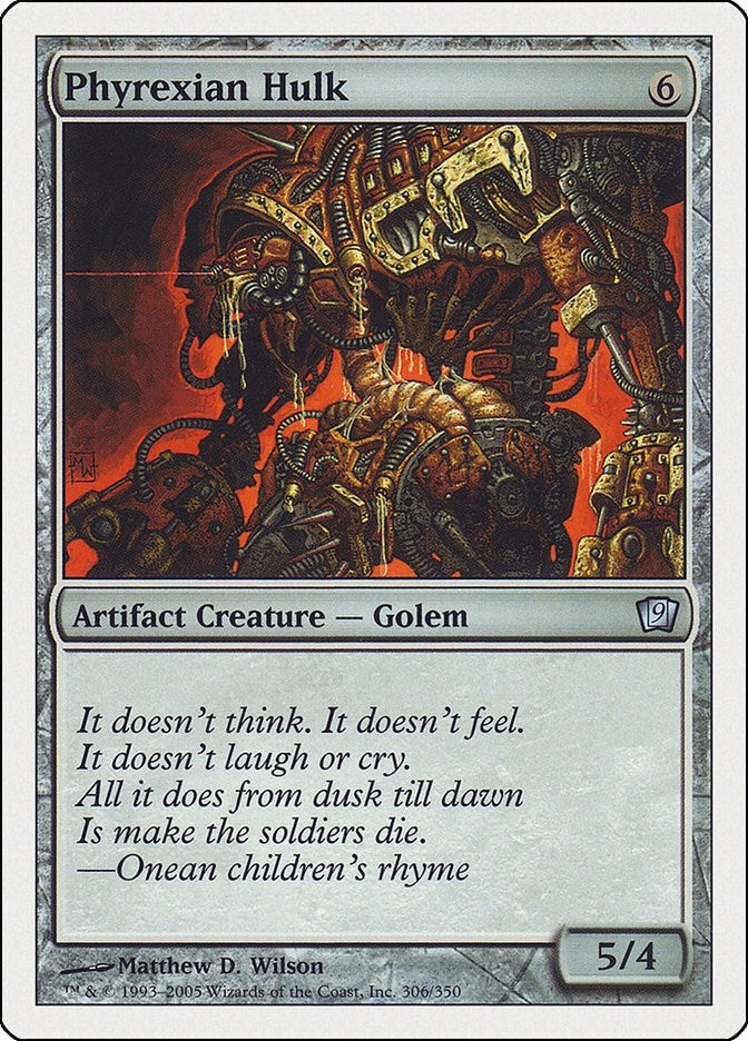 Image for Phyrexian Hulk (9th Edition) (306) - Magic: The Gathering