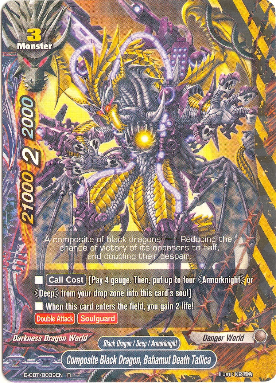 Image for Synthesis Black Dragon, Bahamut Death Tallica (Dragon Fighters) (D-CBT/0039EN) - Future Card BuddyFight