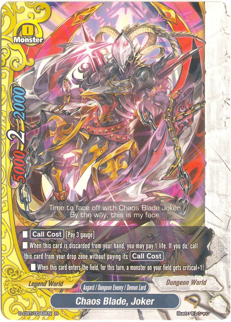 Image for Chaos Blade, Joker (Dragon Fighters) (D-CBT/0042EN) - Future Card BuddyFight
