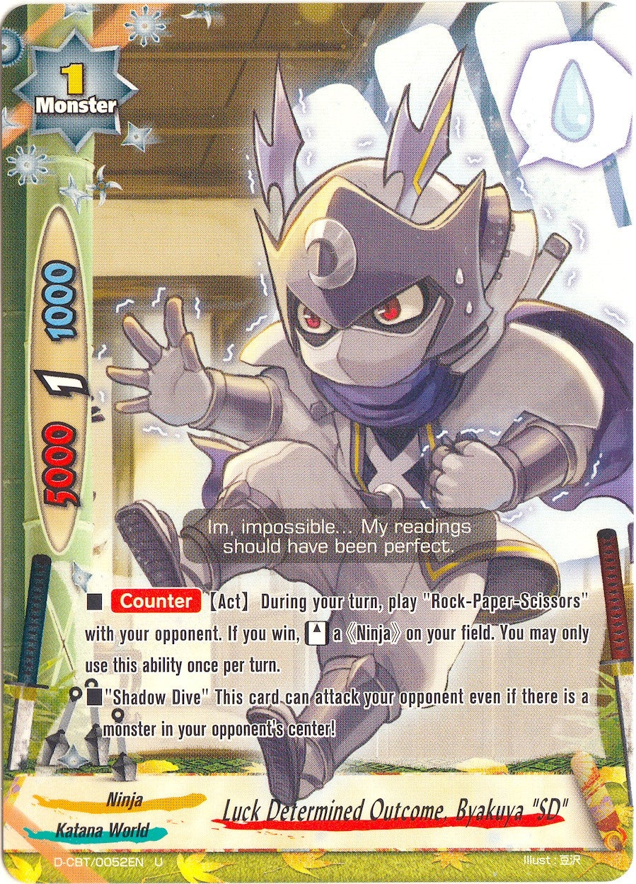 Image for Luck Determined Outcome, Byakuya "SD" (Dragon Fighters) (D-CBT/0052EN) - Future Card BuddyFight