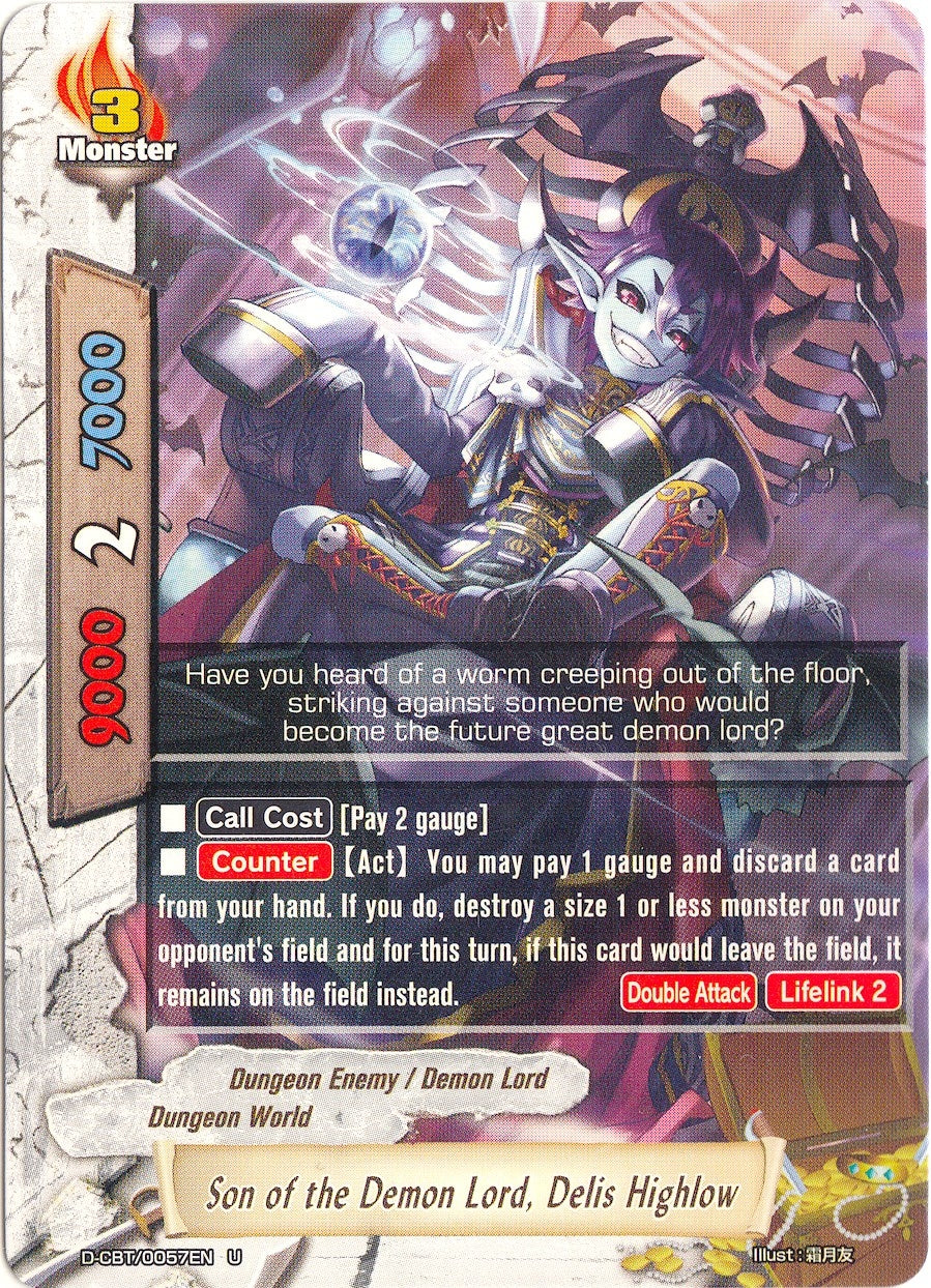 Image for Son of the Demon Lord, Delis Highlow (Dragon Fighters) (D-CBT/0057EN) - Future Card BuddyFight