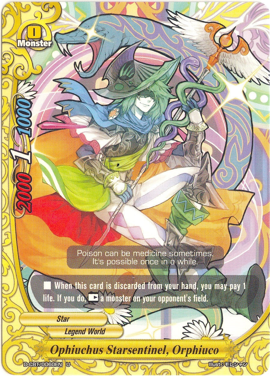 Image for Ophiuchus Starsentinel, Orphiuco (Dragon Fighters) (D-CBT/0060EN) - Future Card BuddyFight