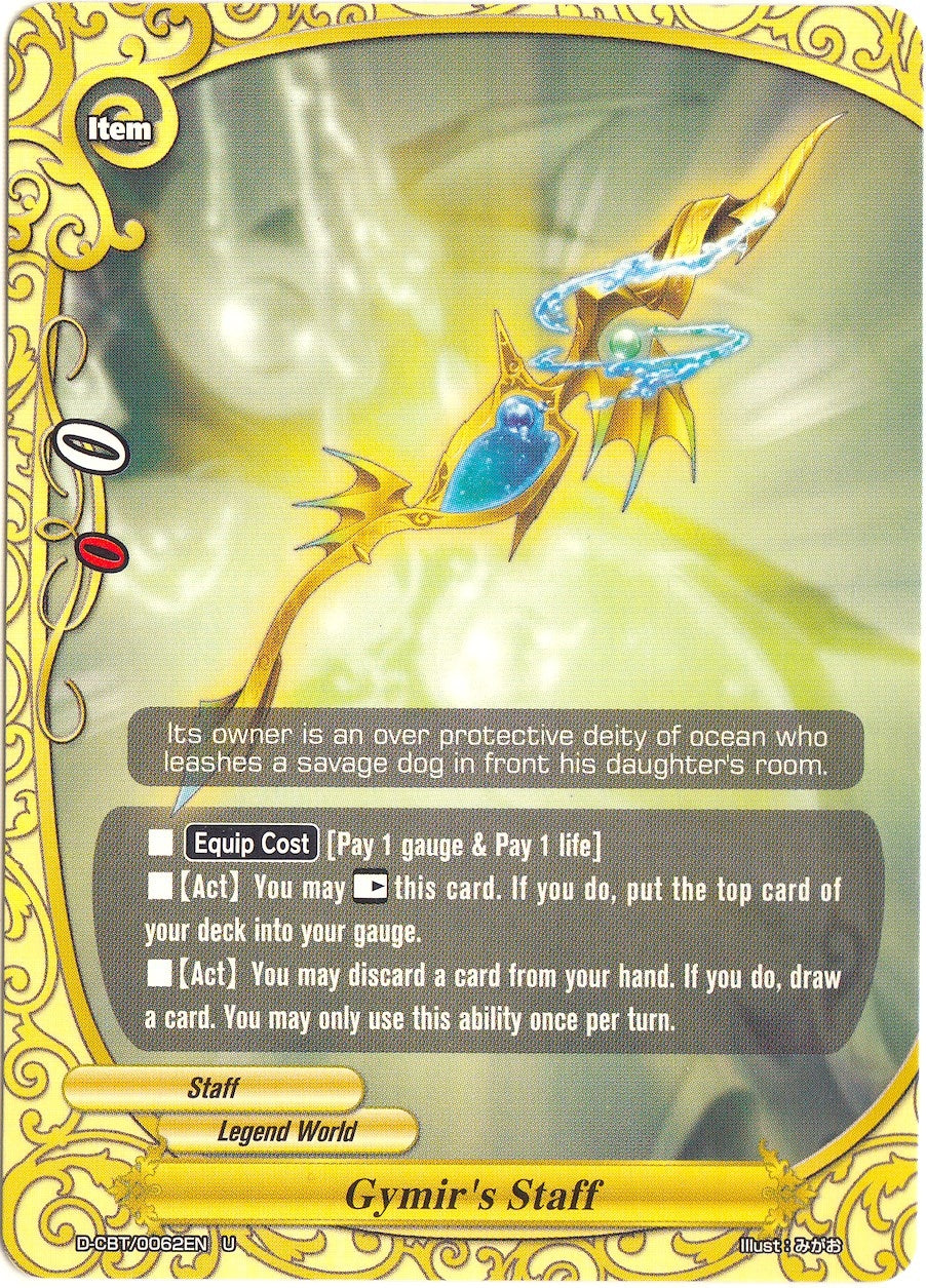 Image for Gymir's Staff (Dragon Fighters) (D-CBT/0062EN) - Future Card BuddyFight