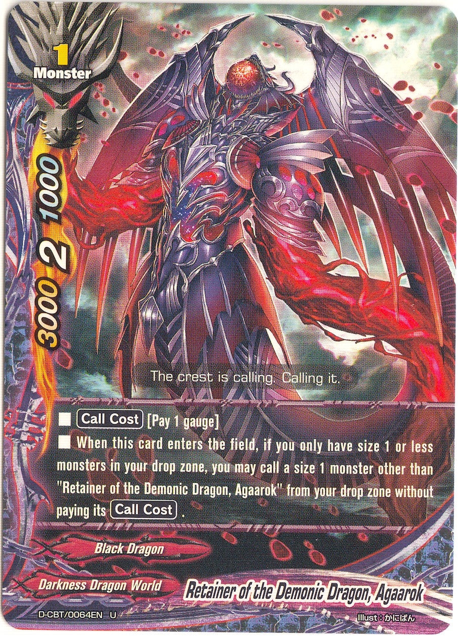 Image for Retainer of the Demonic Dragon, Agaarok (Dragon Fighters) (D-CBT/0064EN) - Future Card BuddyFight