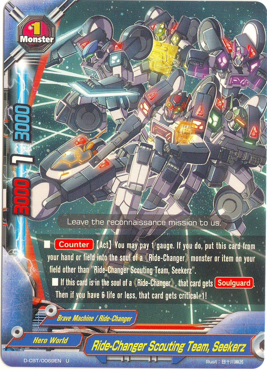 Image for Ride-Changer Scouting Team, Seekerz (Dragon Fighters) (D-CBT/0069EN) - Future Card BuddyFight