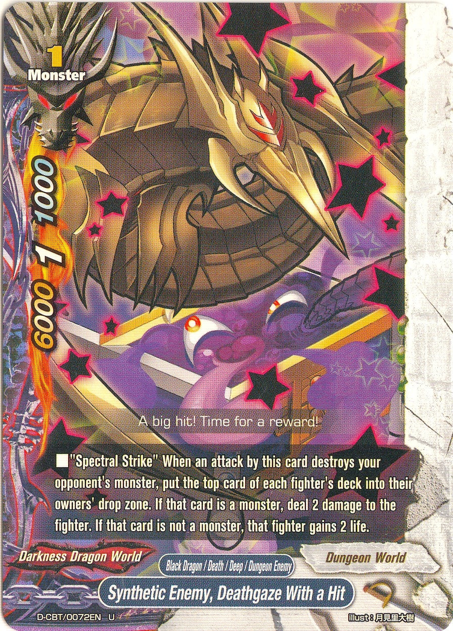 Image for Synthetic Enemy, Deathgaze With a Hit (Dragon Fighters) (D-CBT/0072EN) - Future Card BuddyFight