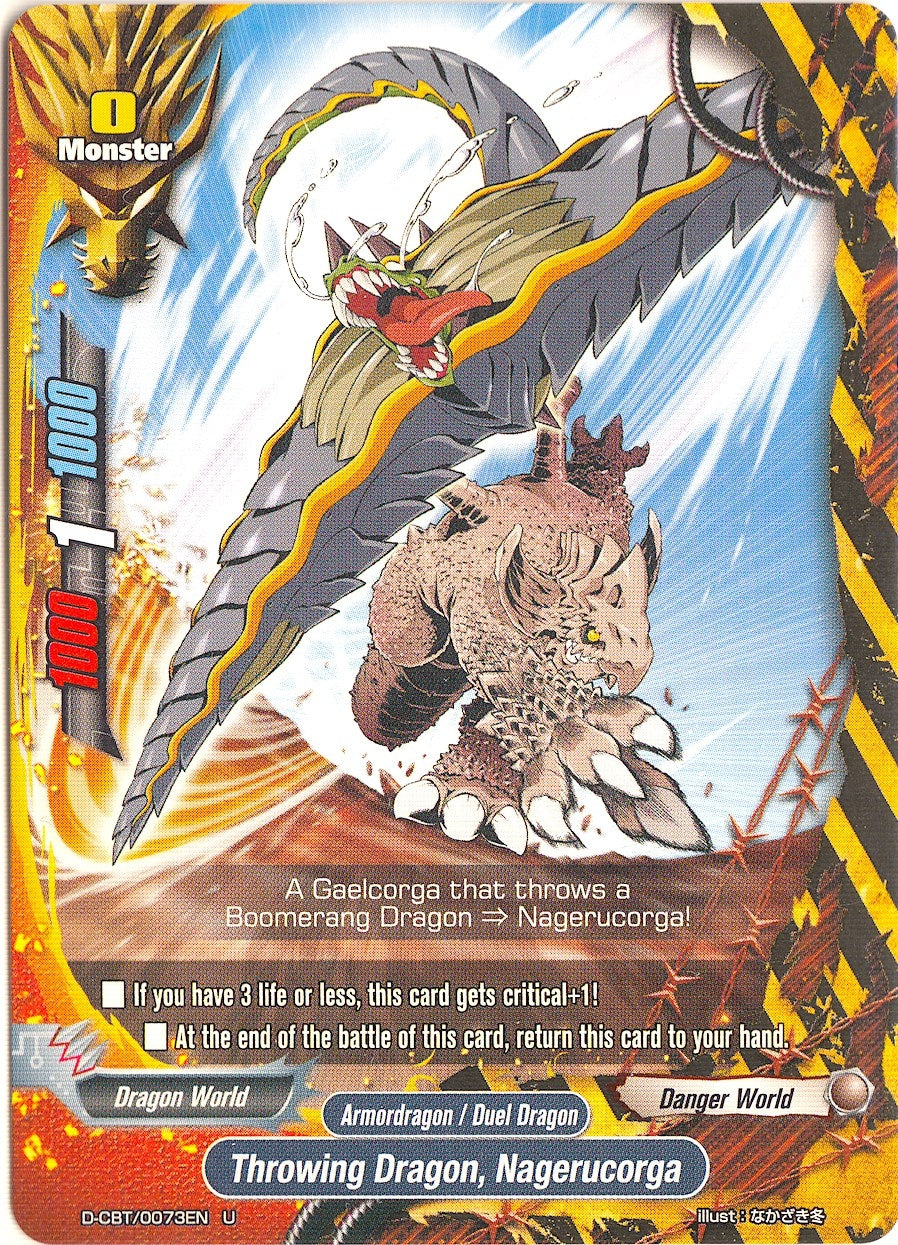 Image for Throwing Dragon, Nagerucorga (Dragon Fighters) (D-CBT/0073EN) - Future Card BuddyFight