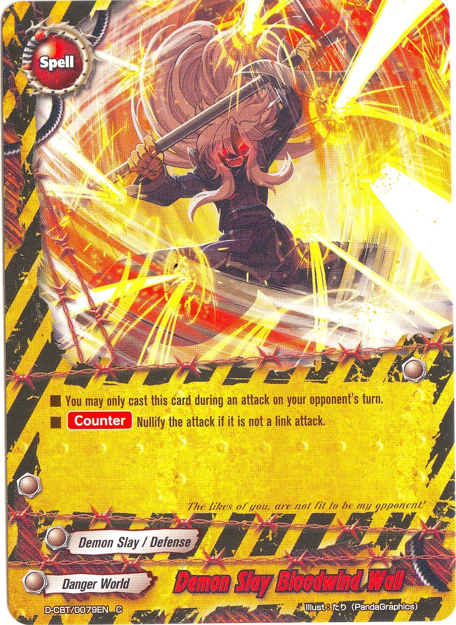 Image for Demon Slay Bloodwind Wall (Dragon Fighters) (D-CBT/0079EN) - Future Card BuddyFight