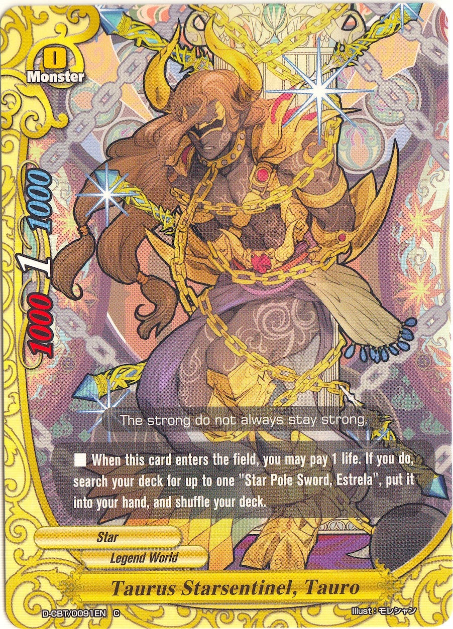 Image for Taurus Starsentinel, Touro (Dragon Fighters) (D-CBT/0091EN) - Future Card BuddyFight