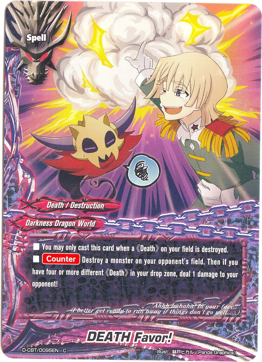 Image for DEATH Favor (Dragon Fighters) (D-CBT/0095EN) - Future Card BuddyFight
