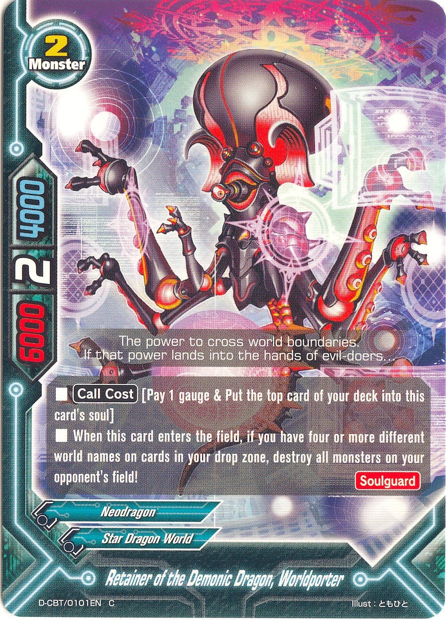 Image for Retainer of the Demonic Dragon, Worldporter (Dragon Fighters) (D-CBT/0101EN) - Future Card BuddyFight