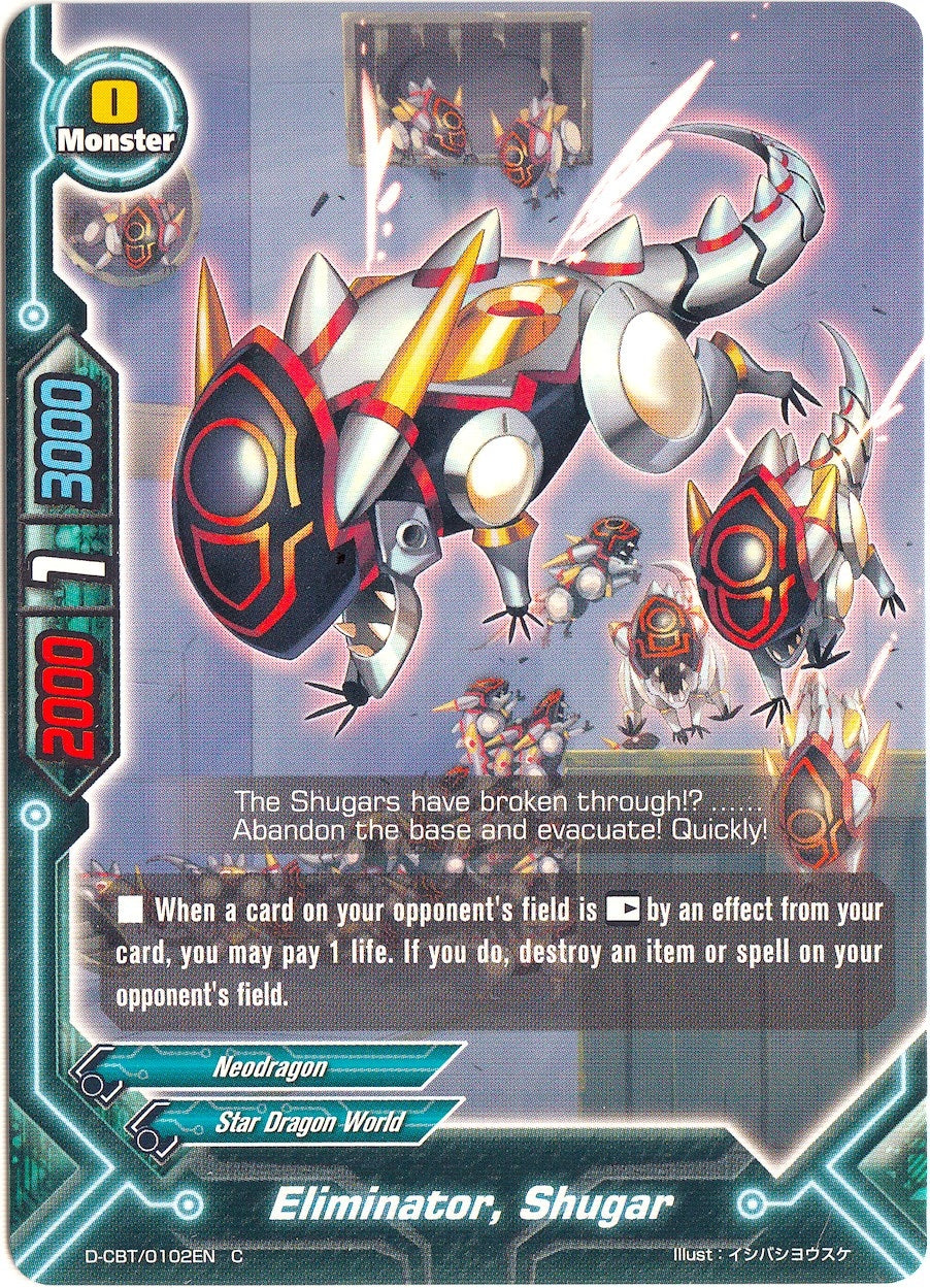 Image for Eliminator, Shugar (Dragon Fighters) (D-CBT/0102EN) - Future Card BuddyFight