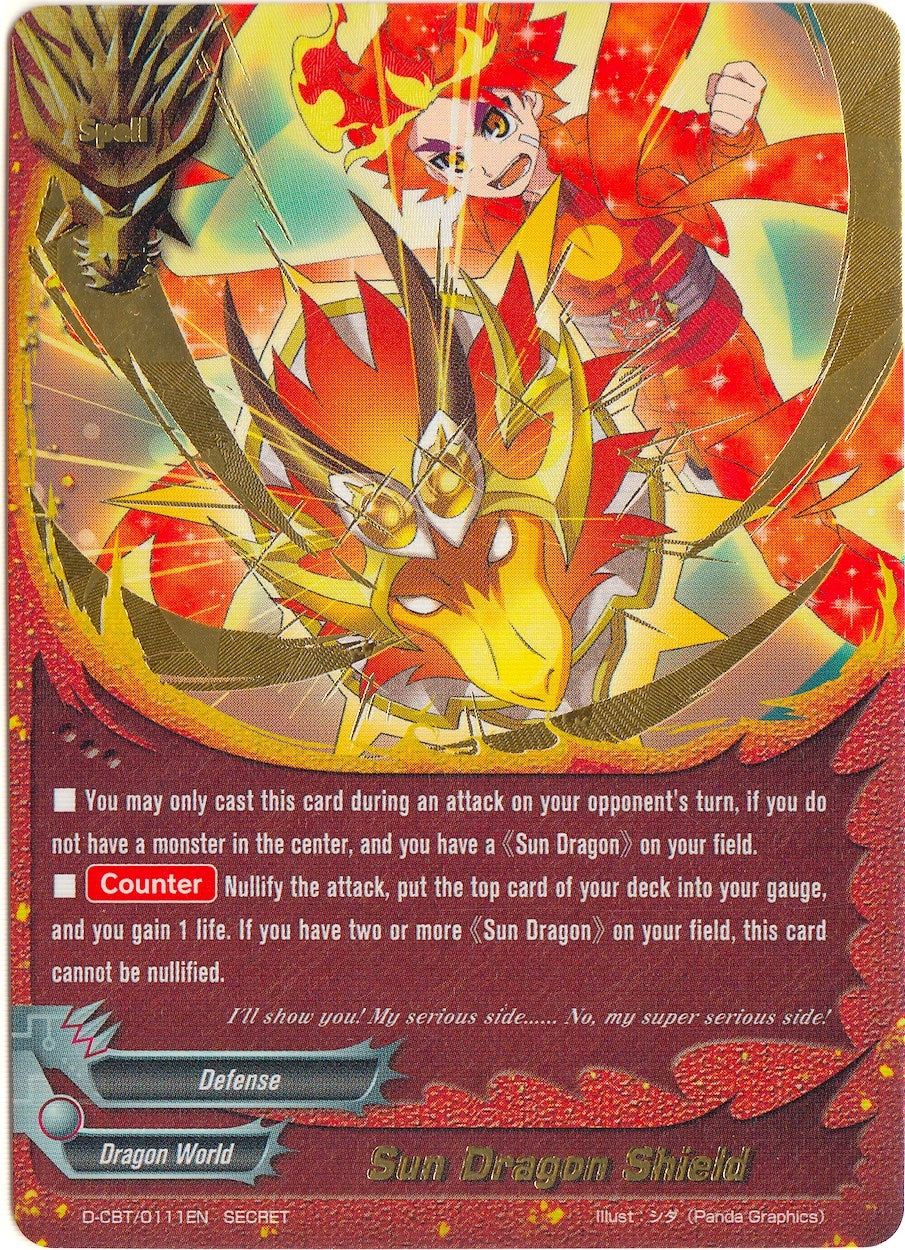 Image for Sun Dragon Shield (Dragon Fighters) (D-CBT/0111EN) - Future Card BuddyFight