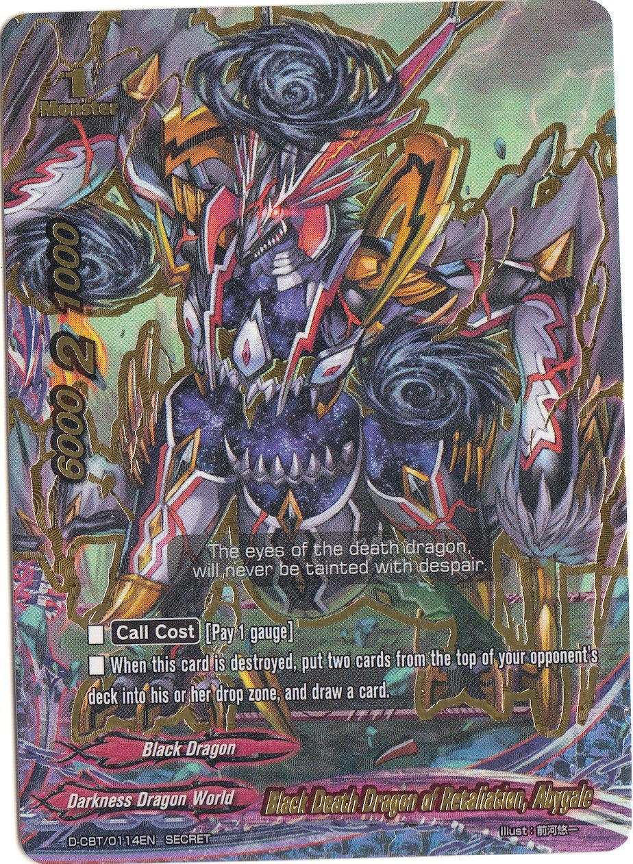Image for Black Death Dragon of Retaliation, Abygale (Dragon Fighters) (D-CBT/0114EN) - Future Card BuddyFight