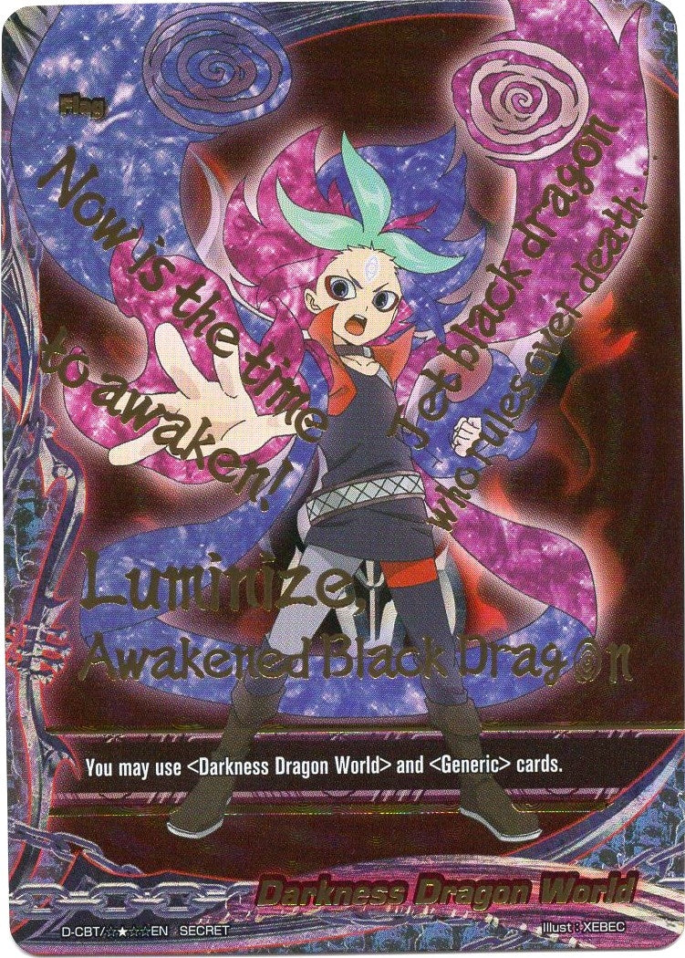 Image for Darkness Dragon World (Secret) (Dragon Fighters) (D-CBT/STAR2EN) - Future Card BuddyFight
