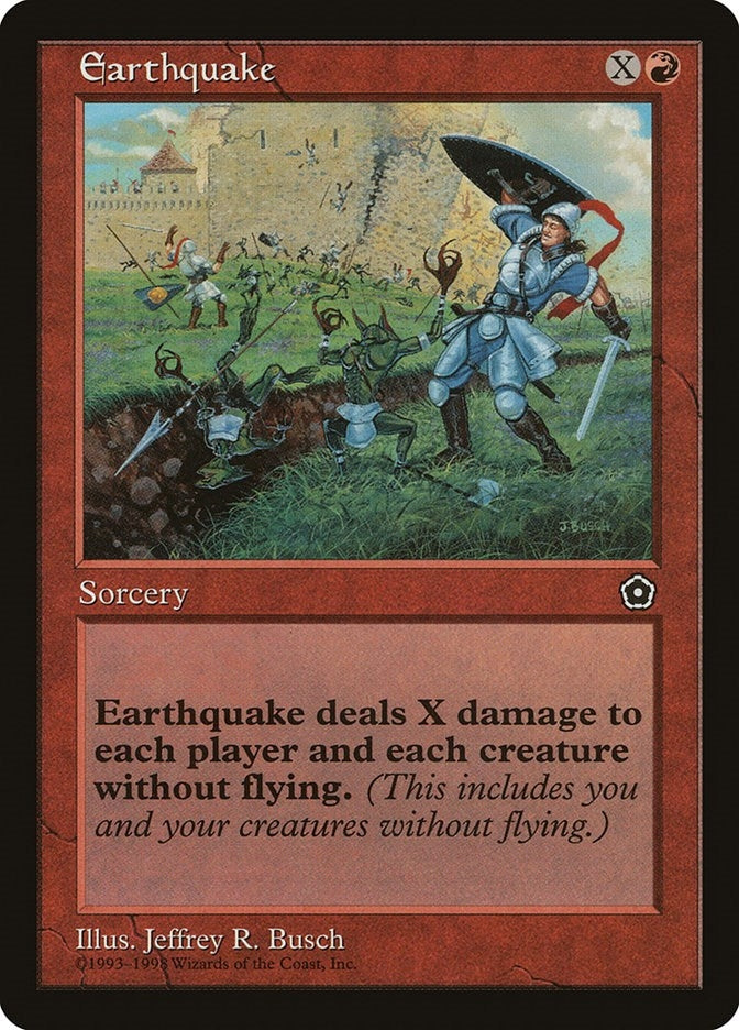 Image for Earthquake (Portal Second Age) - Magic: The Gathering