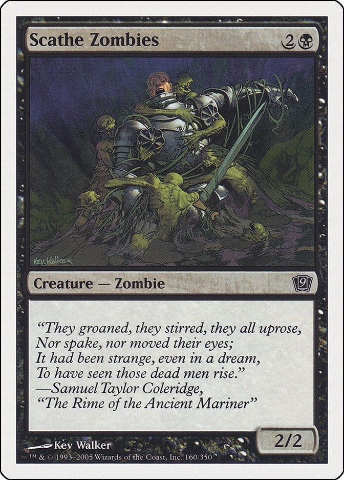 Image for Scathe Zombies (9th Edition) (160) - Magic: The Gathering
