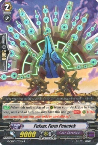 Image for Pulsar, Farm Peacock (G-CHB01: TRY3 NEXT) (G-CHB01/033EN) - Cardfight Vanguard