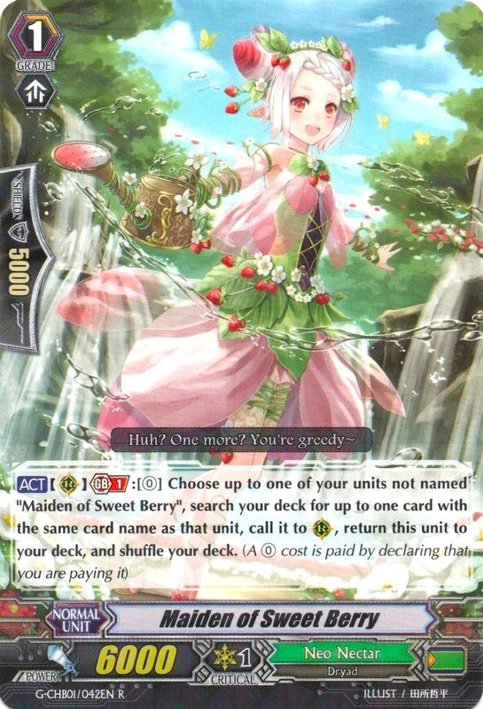 Image for Maiden of Sweet Berry (G-CHB01: TRY3 NEXT) (G-CHB01/042 EN) - Cardfight Vanguard