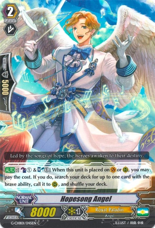 Image for Hopesong Angel (G-CHB01: TRY3 NEXT) (G-CHB01/045EN) - Cardfight Vanguard