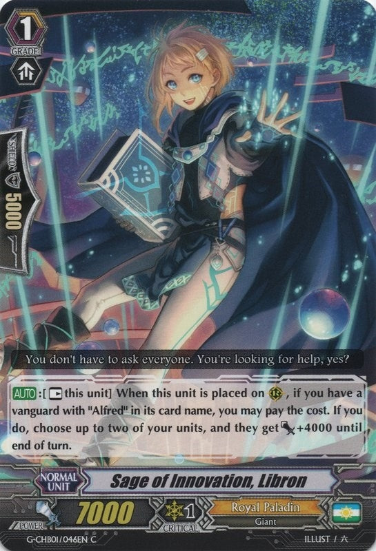 Image for Sage of Innovation, Libron (G-CHB01: TRY3 NEXT) (G-CHB01/046EN) - Cardfight Vanguard