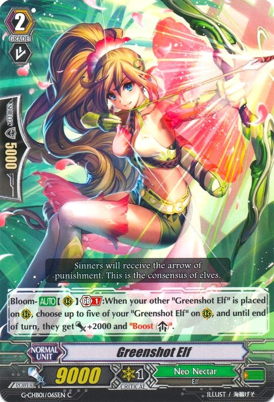 Image for Greenshot Elf (G-CHB01: TRY3 NEXT) (G-CHB01/065EN) - Cardfight Vanguard
