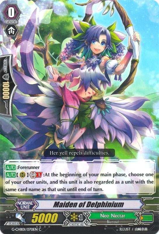 Image for Maiden of Delphinium (G-CHB01: TRY3 NEXT) (G-CHB01/070EN) - Cardfight Vanguard