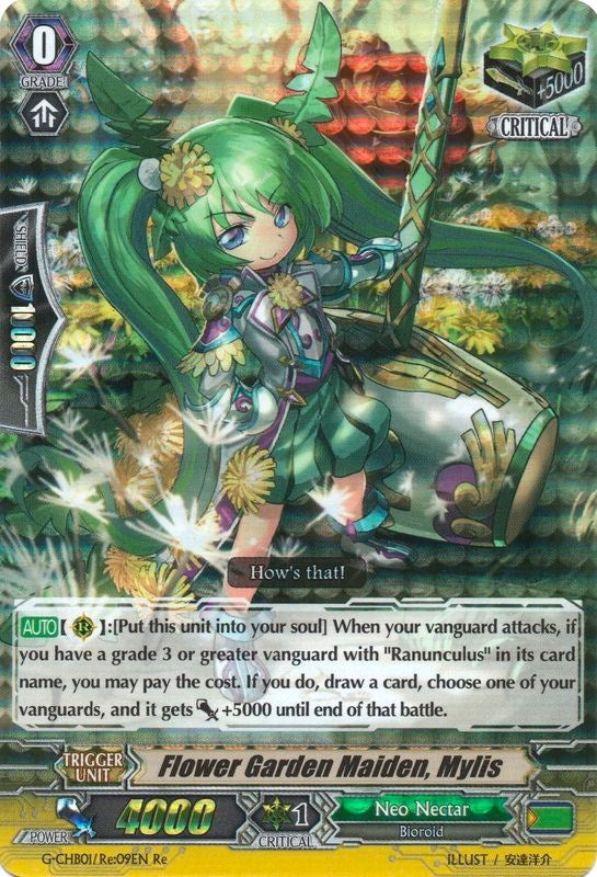 Image for Flower Garden Maiden, Mylis (G-CHB01: TRY3 NEXT) (G-CHB01/Re:09EN) - Cardfight Vanguard