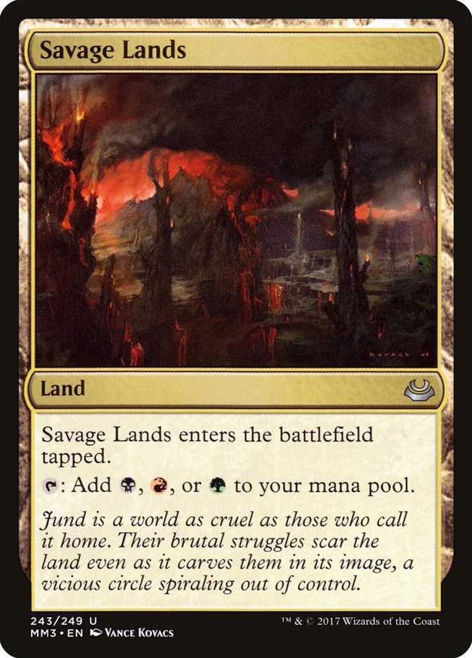 Image for Savage Lands (Modern Masters 2017) (243) - Magic: The Gathering