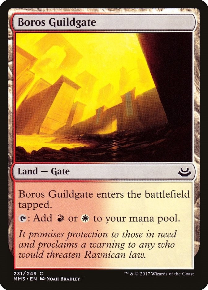 Image for Boros Guildgate (Modern Masters 2017) (231) - Magic: The Gathering
