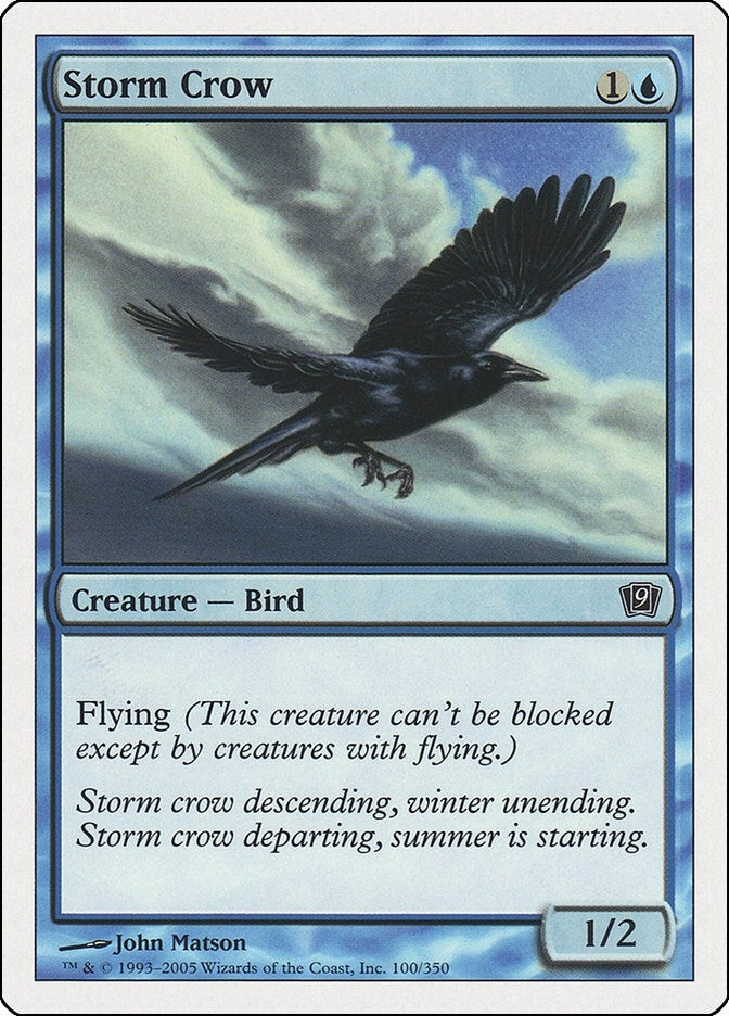Image for Storm Crow (9th Edition) (100) - Magic: The Gathering