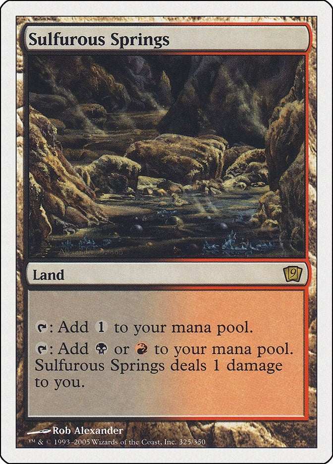 Image for Sulfurous Springs (9th Edition) (325) - Magic: The Gathering