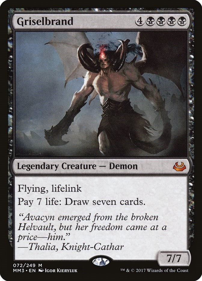 Image for Griselbrand (Modern Masters 2017) (72) - Magic: The Gathering