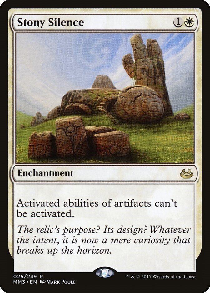 Image for Stony Silence (Modern Masters 2017) (25) - Magic: The Gathering