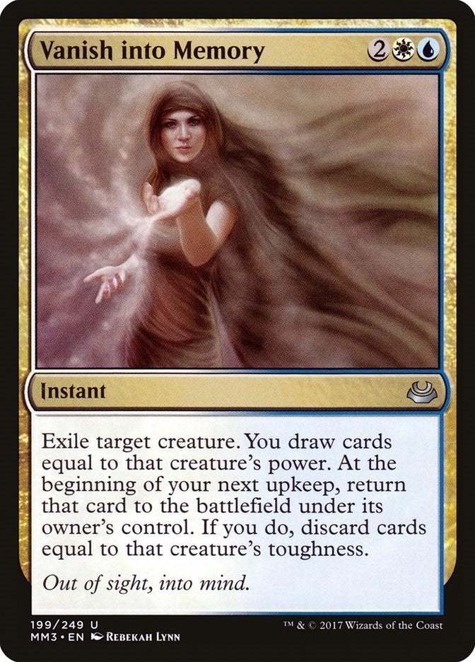 Image for Vanish into Memory (Modern Masters 2017) (199) - Magic: The Gathering