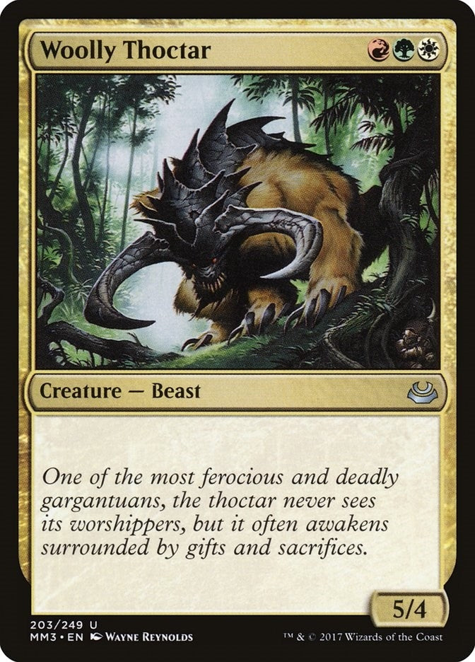 Image for Woolly Thoctar (Modern Masters 2017) (203) - Magic: The Gathering
