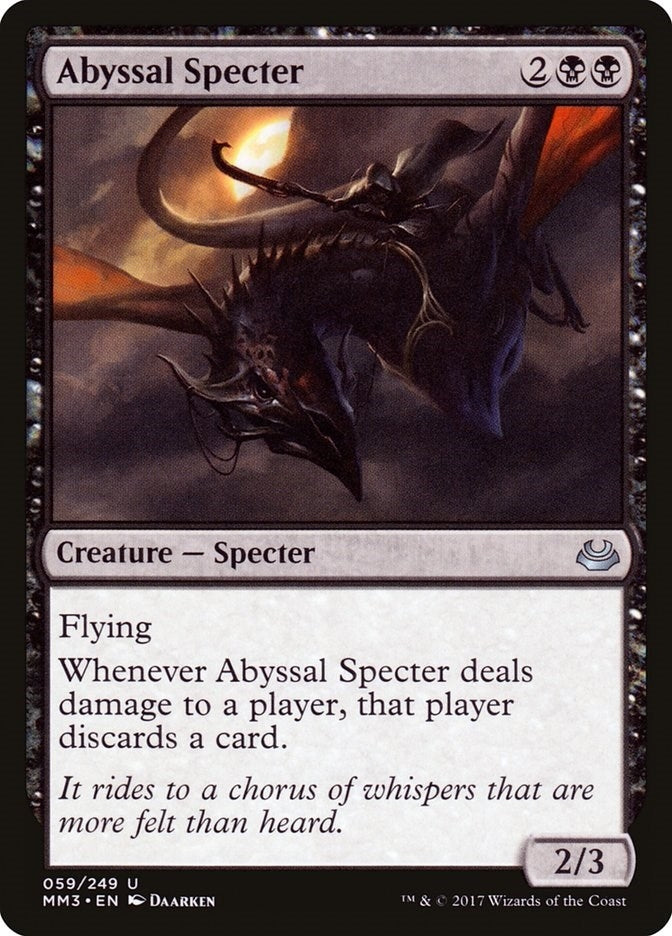 Image for Abyssal Specter (Modern Masters 2017) (59) - Magic: The Gathering