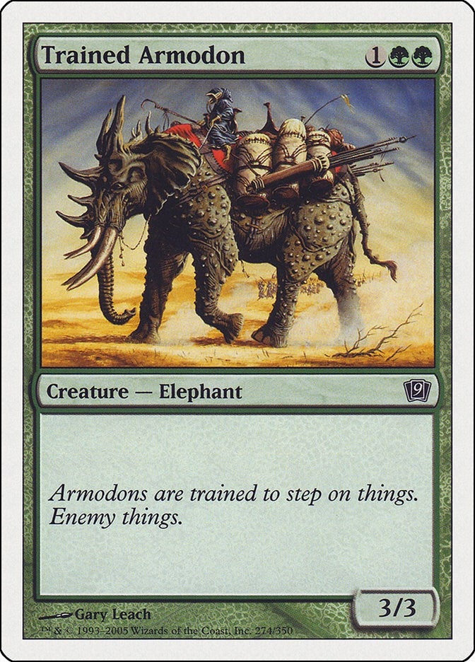 Image for Trained Armodon (9th Edition) (274) - Magic: The Gathering