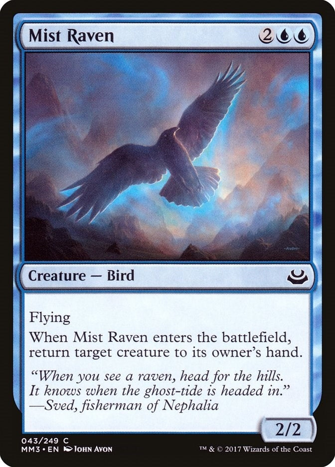 Image for Mist Raven (Modern Masters 2017) (43) - Magic: The Gathering