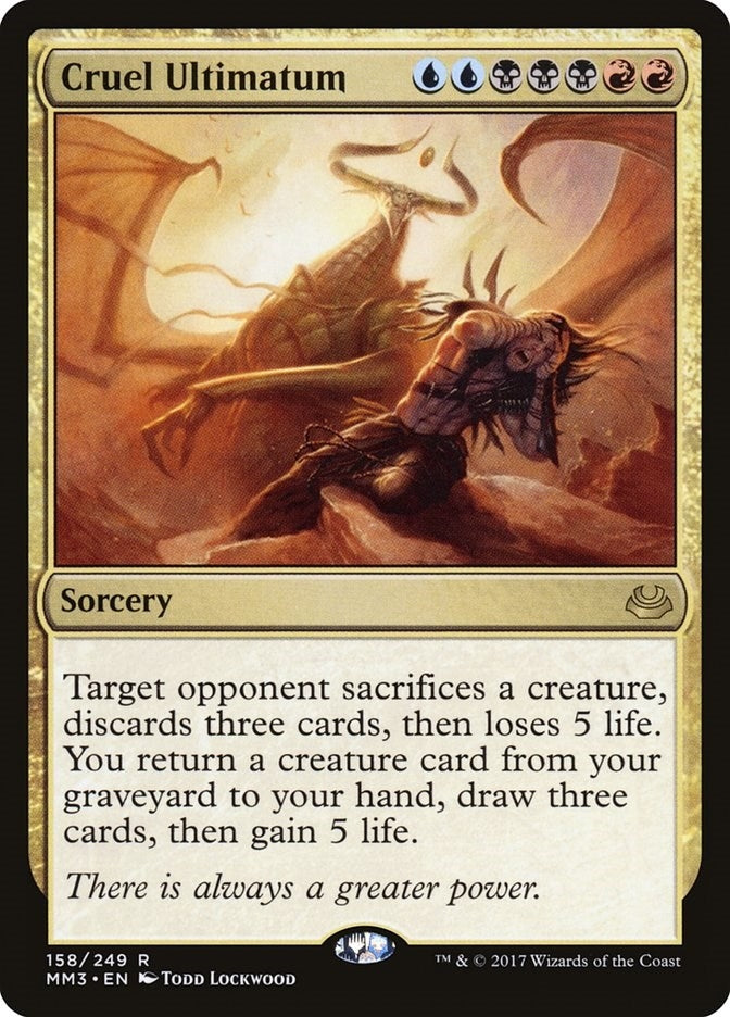 Image for Cruel Ultimatum (Modern Masters 2017) (158) - Magic: The Gathering