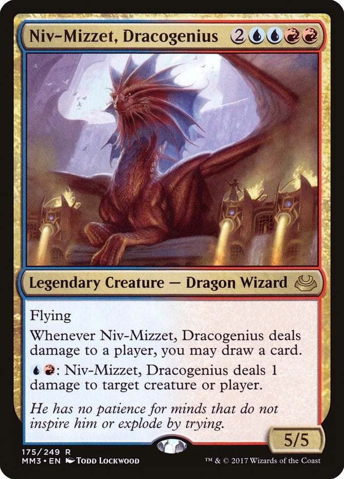Image for Niv-Mizzet, Dracogenius (Modern Masters 2017) (175) - Magic: The Gathering
