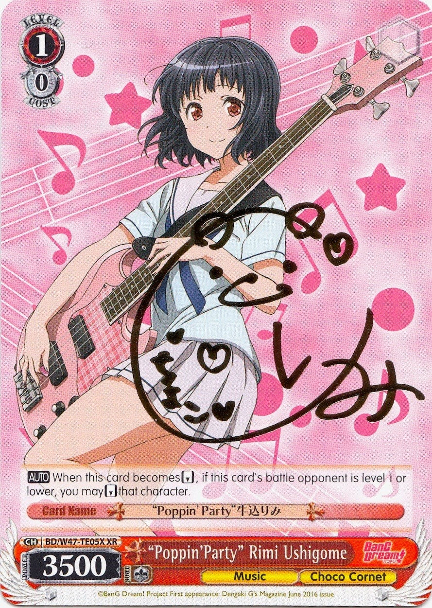 Image for "Poppin'Party" Rimi Ushigome (XR) (BanG Dream!) (BD/W47-TE05X XR) - Weiss Schwarz
