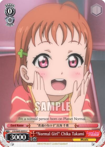 Image for "Normal Girl" Chika Takami (Love Live! Sunshine!!) (LSS/W45-E053 C) - Weiss Schwarz
