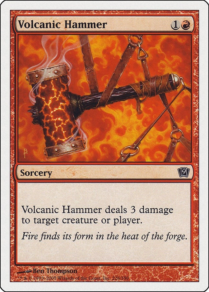 Image for Volcanic Hammer (9th Edition) (226) - Magic: The Gathering