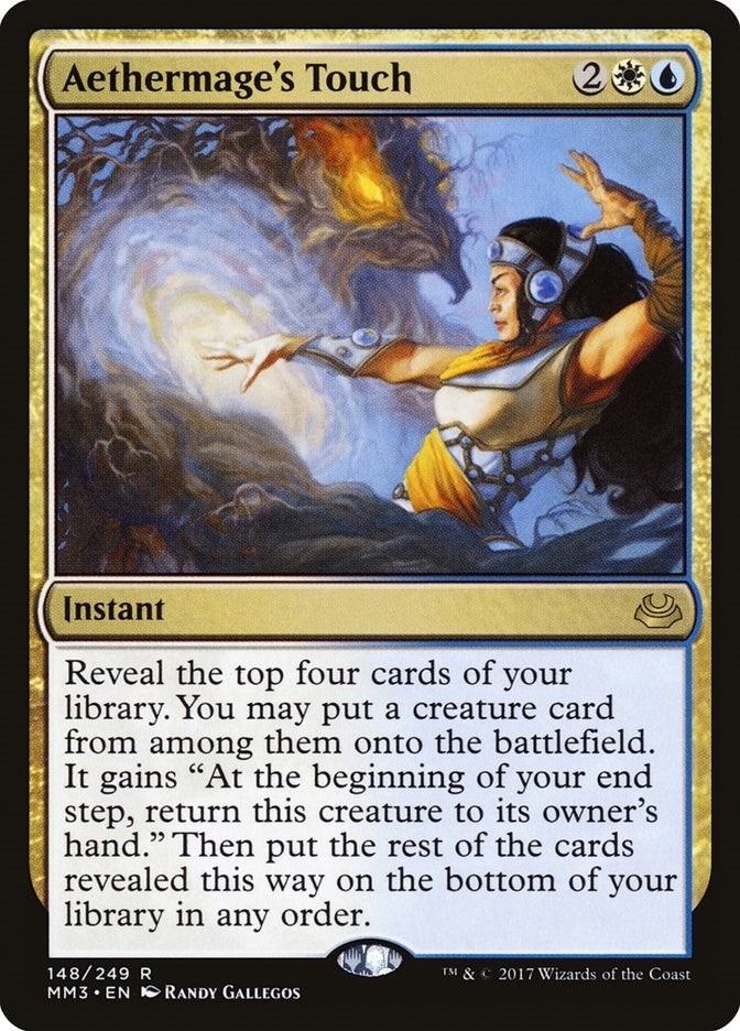 Image for Aethermage's Touch (Modern Masters 2017) (148) - Magic: The Gathering